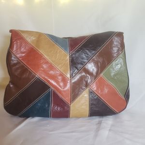 Faux leather Patchwork purse